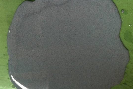 Fluidity test of densified silica fume and undensified silica fume